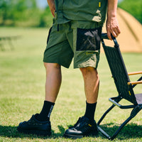 RECYCLED NYLON ORIGINAL SHORTS カーキ