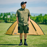 RECYCLED NYLON ORIGINAL SHORTS カーキ