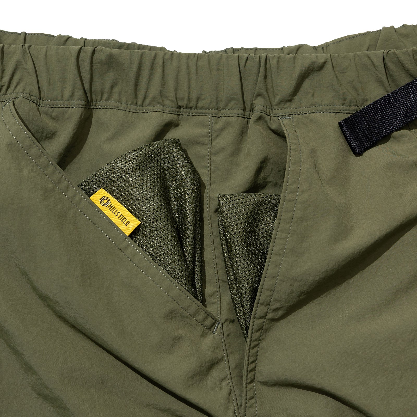 RECYCLED NYLON ORIGINAL SHORTS カーキ