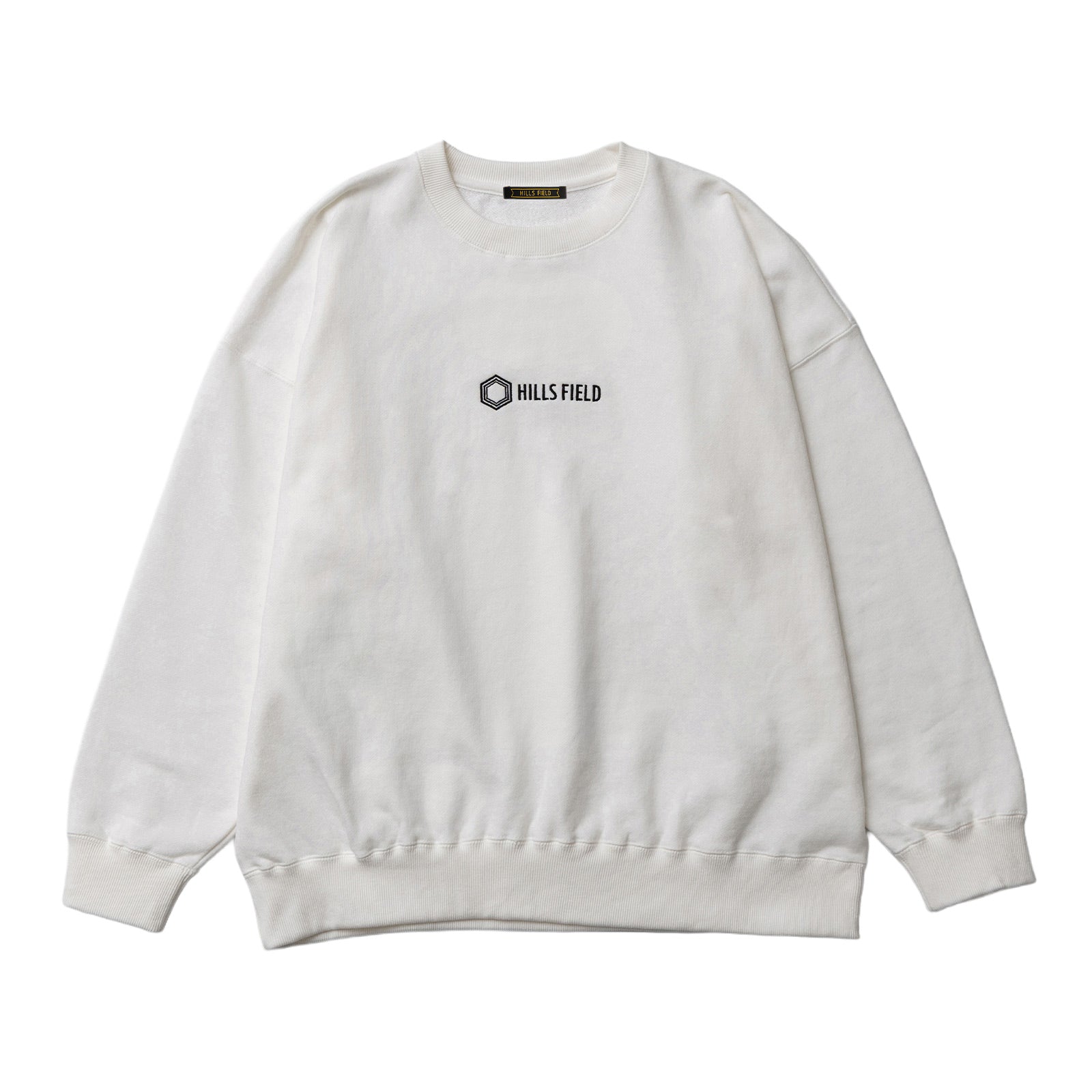 HILLS FIELD LOGO Sweatshirt ロゴトレーナー ホワイト