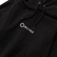 HILLS FIELD LOGO HOODIE ロゴフーディ ブラック