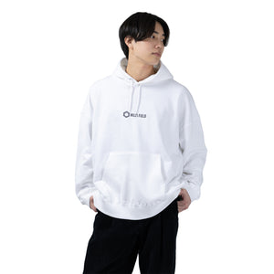 HILLS FIELD LOGO HOODIE ロゴフーディ ホワイト