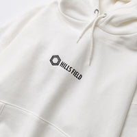 HILLS FIELD LOGO HOODIE ロゴフーディ ホワイト