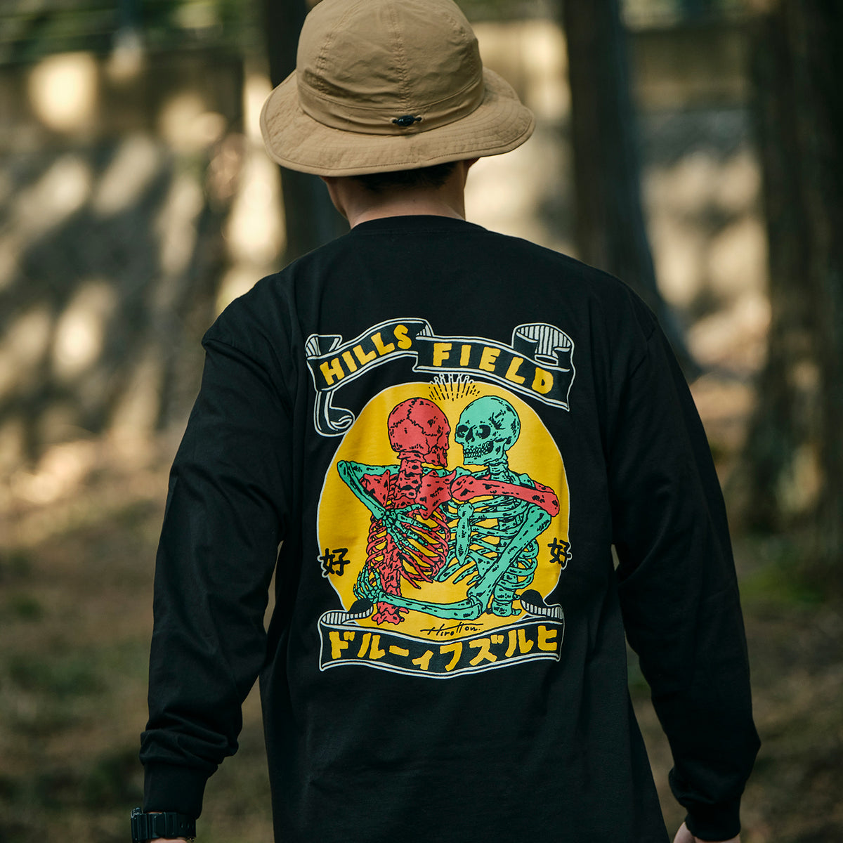 SUKISUKI L/S T-shirt  すきすきロングTシャツ ブラック