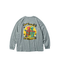 SUKISUKI L/S T-shirt  すきすきロングTシャツ ヘザーグレー