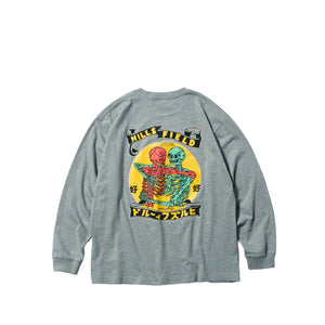 SUKISUKI L/S T-shirt  すきすきロングTシャツ ヘザーグレー