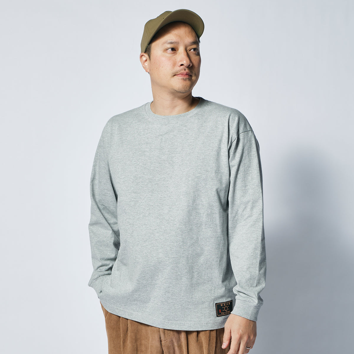 SUKISUKI L/S T-shirt  すきすきロングTシャツ ヘザーグレー