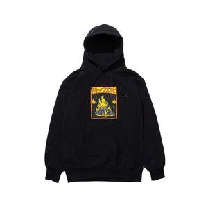 TOMOSHIBI TAKIBI HOODIE ブラック