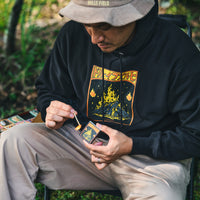 TOMOSHIBI TAKIBI HOODIE ブラック
