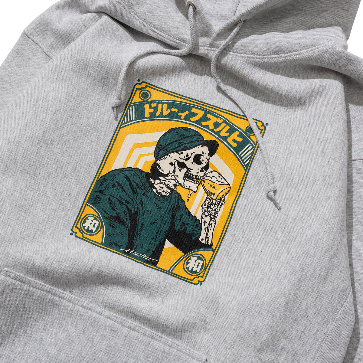 TOMOSHIBI YAMATO HOODIE アッシュ