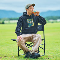 TOMOSHIBI YAMATO HOODIE ブラック