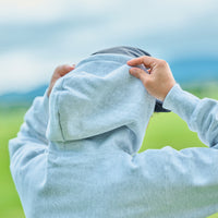 TOMOSHIBI YAMATO HOODIE アッシュ