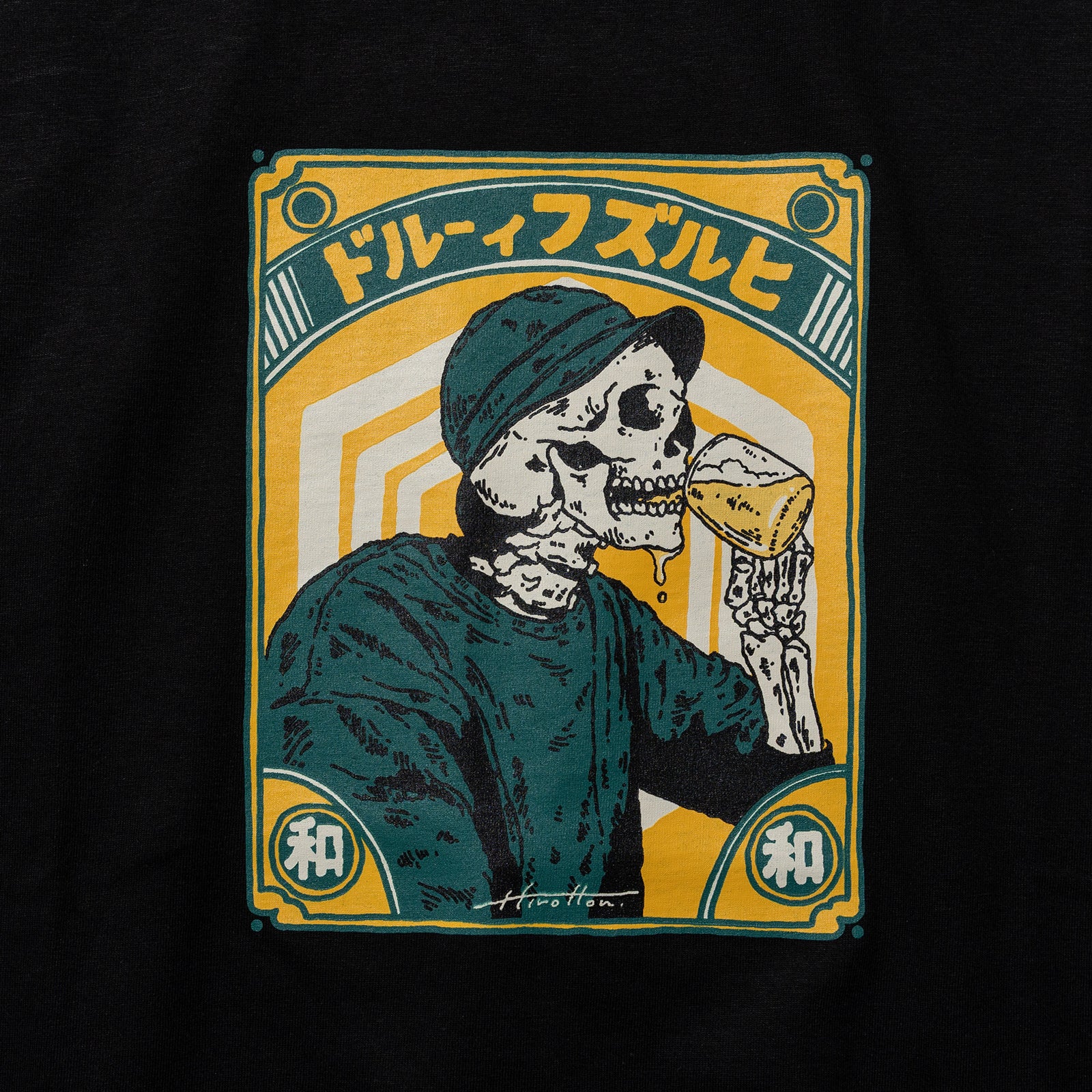 TOMOSHIBI YAMATO T-SHIRT ブラック