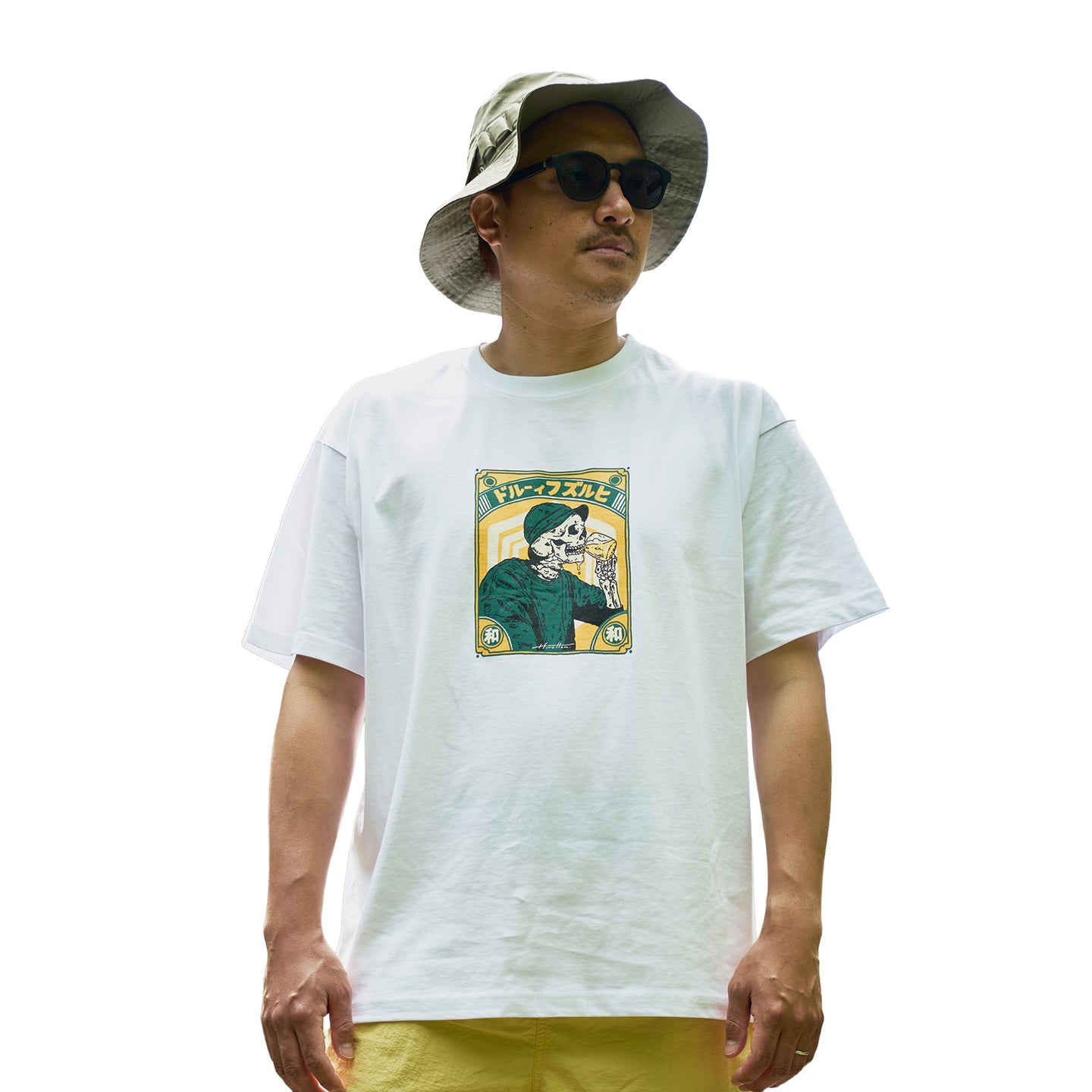 TOMOSHIBI YAMATO T-SHIRT ホワイト
